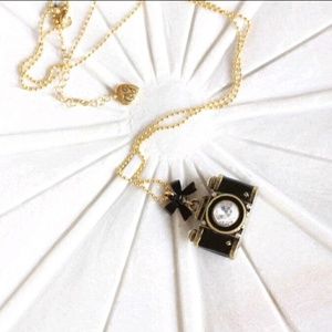 Betsey johnson camera necklace